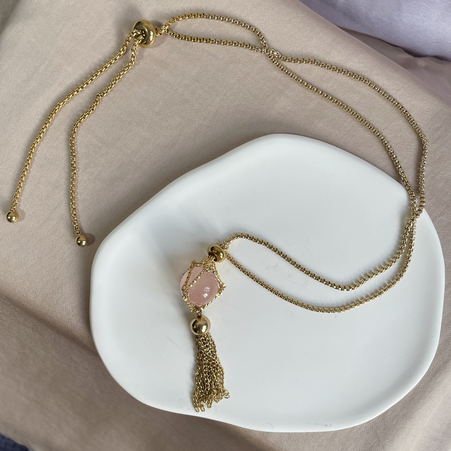 PINK MOON NECKLACE