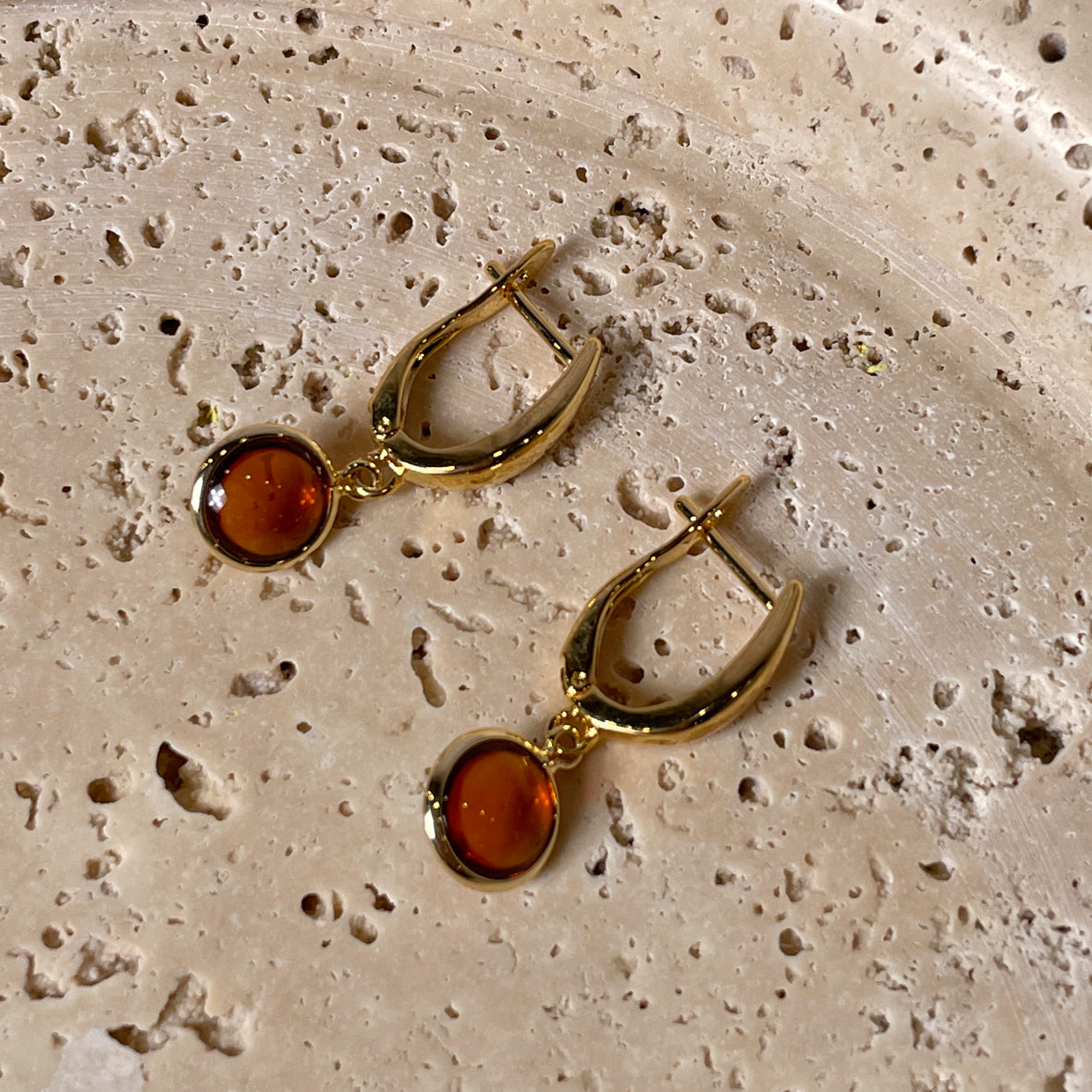 SUNSTONE EARRINGS